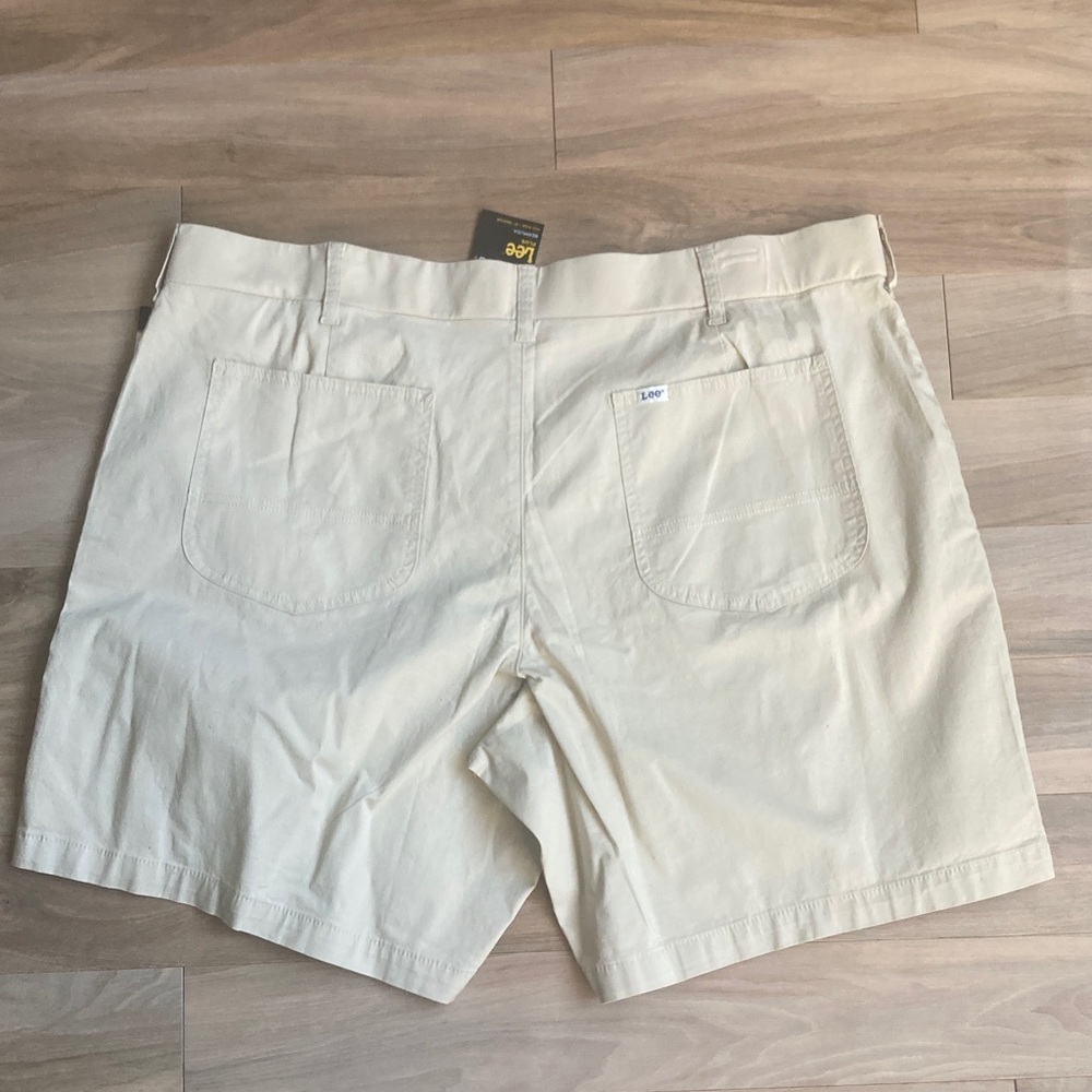 Lee Bermuda short mid rise soft, flex comfort waistband griege tan 24W - Picture 15 of 16
